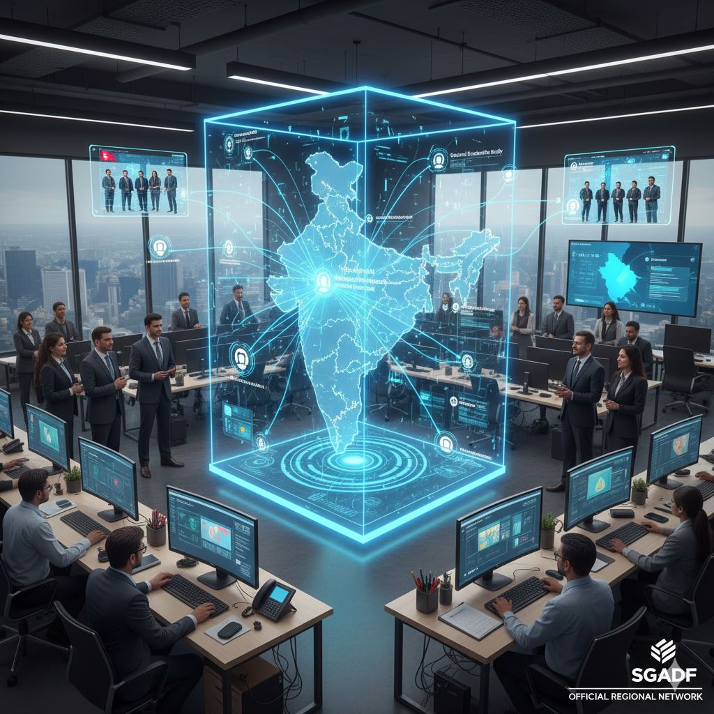 Does SGADF have regional branches or representatives?